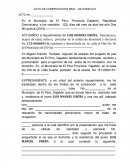 Acto de comprobacion real de domicilio