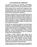 COMO SON LAS FUENTES DEL DERECHO