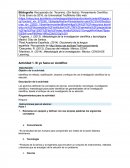 Identificar el método, clasificación, alcance y enfoque de una investigación científica de su elección