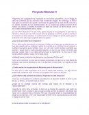 El juicio moral Proyecto Modular II