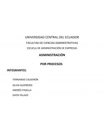 DIAGNOSTICO SITUACIONAL DE LOS PROCESOS. Página 1