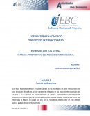 PERSPECTIVAS DEL MERCADO INTERNACIONAL Cambios geofinancieros