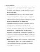 Definicion terminos Derecho Mercantil.