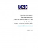 La Evolución del concepto de calidad.