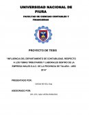 Diseño de cuadro de mando integral