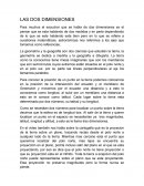 LAS DOS DIMENSIONES: ANÁLISIS DEL VÍDEO