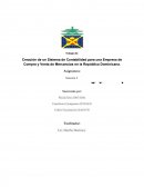 Creación de un Sistema de Contabilidad para una Empresa de Compra y Venta de Mercancías en la República Dominicana.