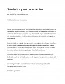 La Semántica y sus documentos