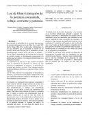 El Laboratorio ley de ohm