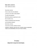 Ojos claros, serenos. Autor: Gutiérrez de Cetina