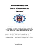 ESTUDIO Y INFORMACION DE LAS CARACTERISTICAS ECONOMICAS Y FINANCIERAS DE LAS EMPRESAS PIURANAS QUE COTIZAN EN LA BOLSA DE VALORES DE LIMA 2015