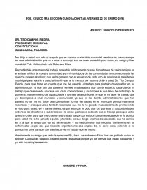 SOLICITUD DE EMPLEO.. Página 1