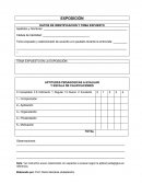 EXPUESTO EN LA EXPOSICIÓN