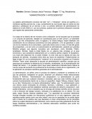 Administración y antecedentes