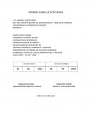 Como se da el INFORME GLOBAL DE ACTIVIDADES