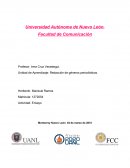 Lenguaje Unidad de Aprendizaje: Redacción de géneros periodísticos.
