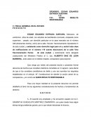 Denuncia penal por cheque