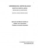 Aplicación del Método Científico al Análisis de un documento