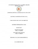 LA DIVISIÓN DE SERVICIOS ACADÉMICOS ESCUELA EDUCACIÓN