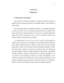 CAPITULO I PROBLEMA
