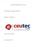 Modelos de investigación y Reglas APA