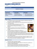 PLANIFICACIÓN DE SESIÓN DE APRENDIZAJE