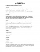 Industria, compañía y productos o servicios.