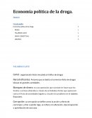 Economía política de la droga