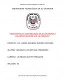 HISTORIA DE LA CONTABILIDAD EN EL SALVADOR Y LAS INSTITUCIONES QUE LA REGULAN