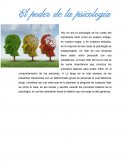 El poder de la psicología.