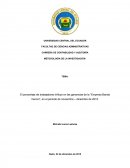 El porcentaje de trabajadores influye en las ganancias de la “Empresa Banda Vanoni”