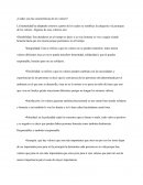 ¿Cuáles son las características de los valores?