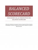 INDICADORES DE LAS PERSPECTIVAS DEL BALANCED SCORECARD