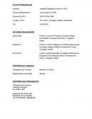 Ejemplo: Curriculum vitae.