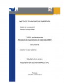 Planeación de requerimientos de materiales (MRP)