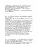 Resumen de competencias