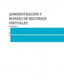 Administración y manejo de recursos virtuales