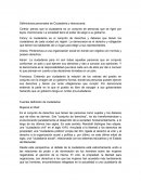 Definiciones personales de Ciudadanía y democracia