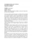 COMENTARIO PERSONAL SOBRE LA LOES (LEY ORGANICA DE EDUCACION SUPERIOR)