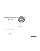 Tema: Filosofía Moderna y Contemporánea