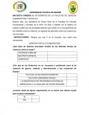 LA INEXISTENCIA DE PROGRAMAS NACIONALES ORIENTADAS A LA IGUALDAD DE OPORTUNIDADES