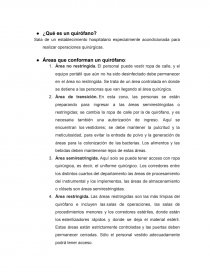 ¿Qué es un quirófano?. Página 1
