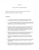 CAPITULO V CONCLUSIONES Y RECOMENDACIONES