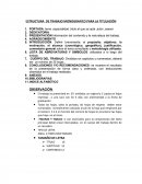 ESTRUCTURA DE TRABAJO MONOGRAFICO PARA LA TITULACIÓN