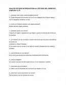 GUIA DE ESTUDIO INTRODUCCION AL ESTUDIO DEL DERECHO