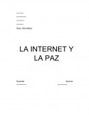 LA INTERNET Y LA PAZ