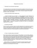 Planteamiento del problema Descripción de los fenómenos observados