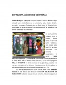 ENTREVISTA A LEONARDO CONTRERAS