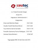 Grupo # 5 Asignatura: Administración I