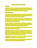 Epistemología genética de Jean Piaget